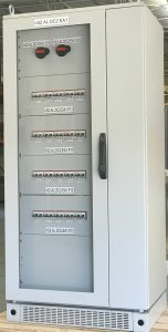 Distribution panel with 20x2pole breakers c/w form C contact